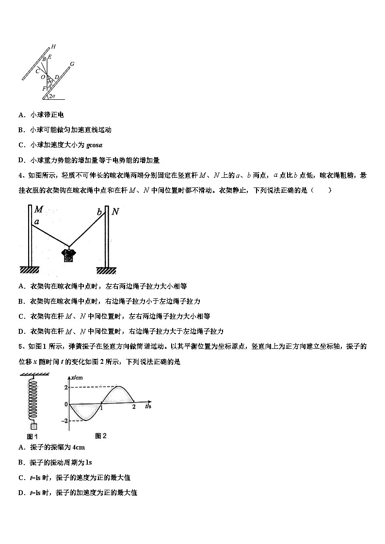 安徽省阜阳市太和第一中学2026届高三第六次模拟考试物理试卷含解析第2页