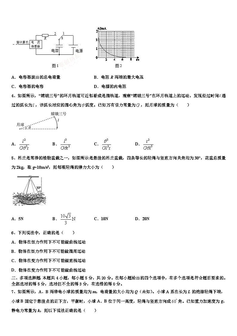 安徽省合肥市高中名校2026届高考物理五模试卷含解析第2页