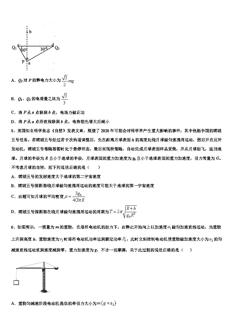 安徽省合肥市高升学校2026届高考考前模拟物理试题含解析第2页