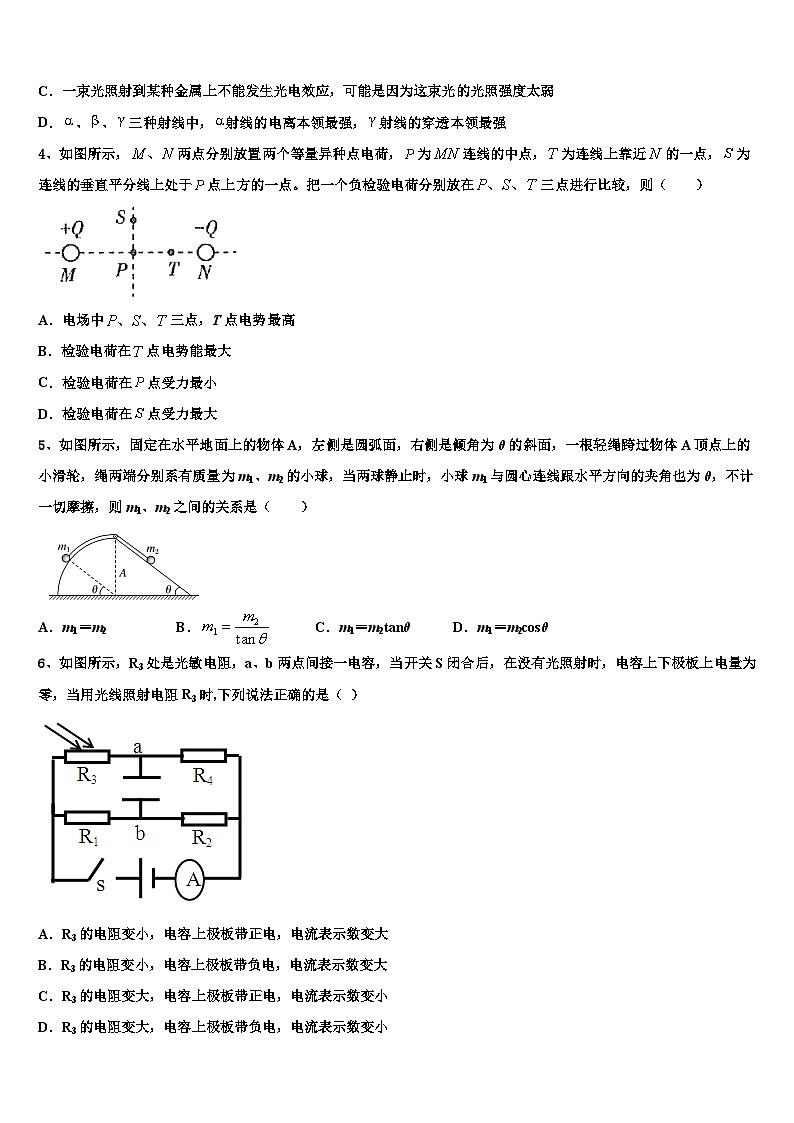 安徽省滁州市南桥区海亮学校2026届高三（最后冲刺）物理试卷含解析第2页