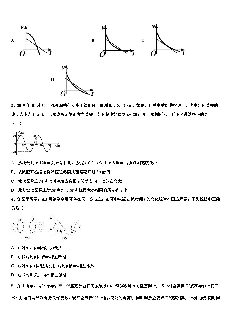 阿里市2026届高三最后一卷物理试卷含解析第2页