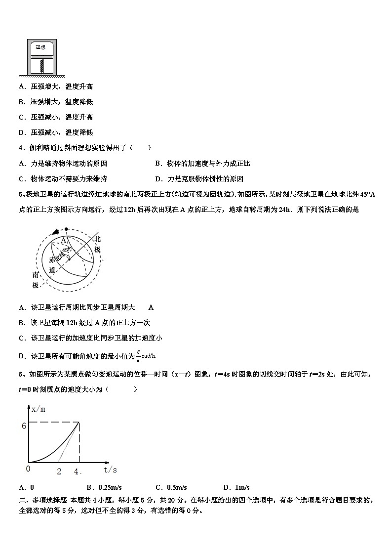 安徽省淮北实验高级中学2026届高考物理五模试卷含解析第2页