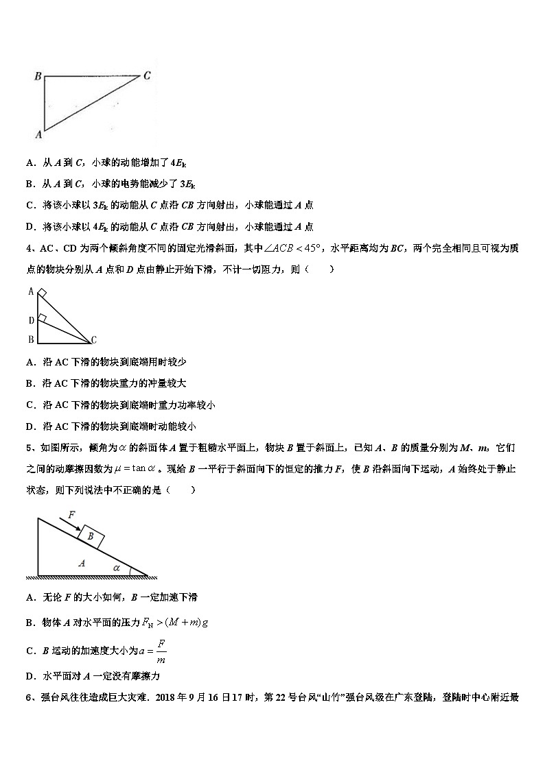 安徽省淮南市第二中学2026届高考物理倒计时模拟卷含解析第2页