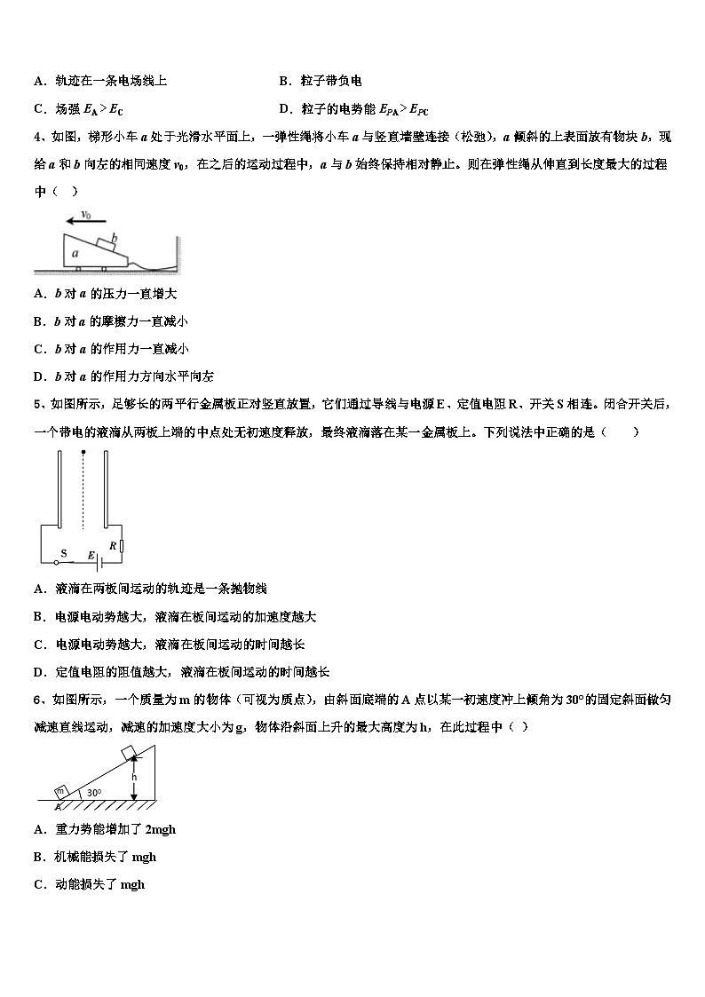 安徽省舒城桃溪中学2026届高考物理考前最后一卷预测卷含解析第2页