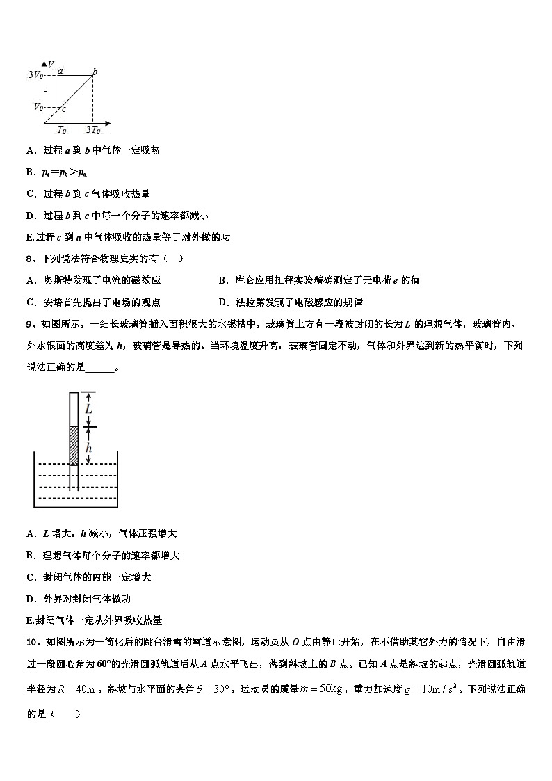 安徽省示范高中培优联盟2026届高考压轴卷物理试卷含解析第3页