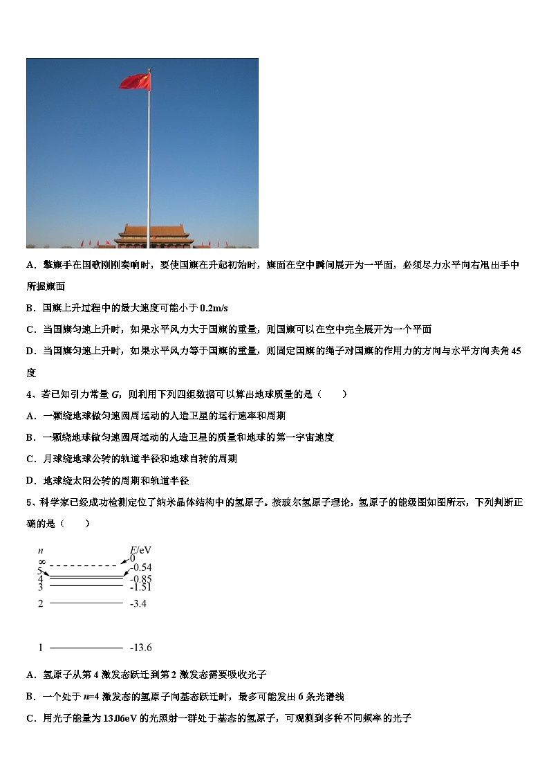 安徽省青阳县一中2026届高考适应性考试物理试卷含解析第2页