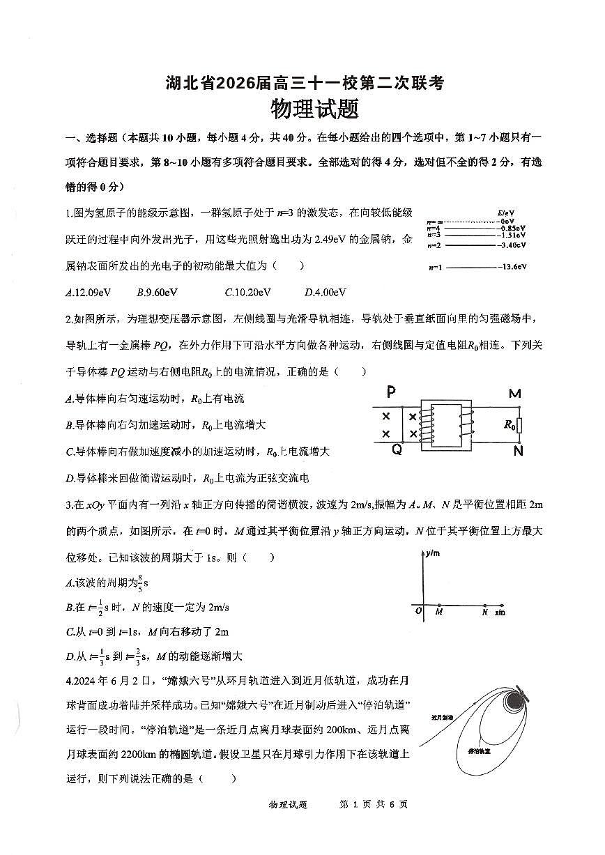物理试卷第1页