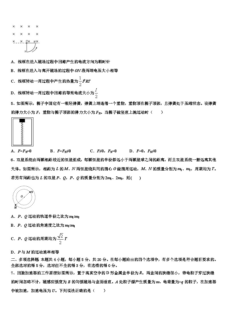 安徽省临泉县复读学校2026届高三第二次模拟考试物理试卷含解析第2页