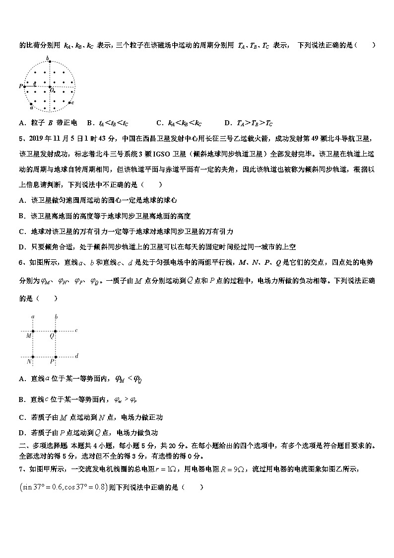安徽省六安一中、舒城中学2026届高三第二次模拟考试物理试卷含解析第2页