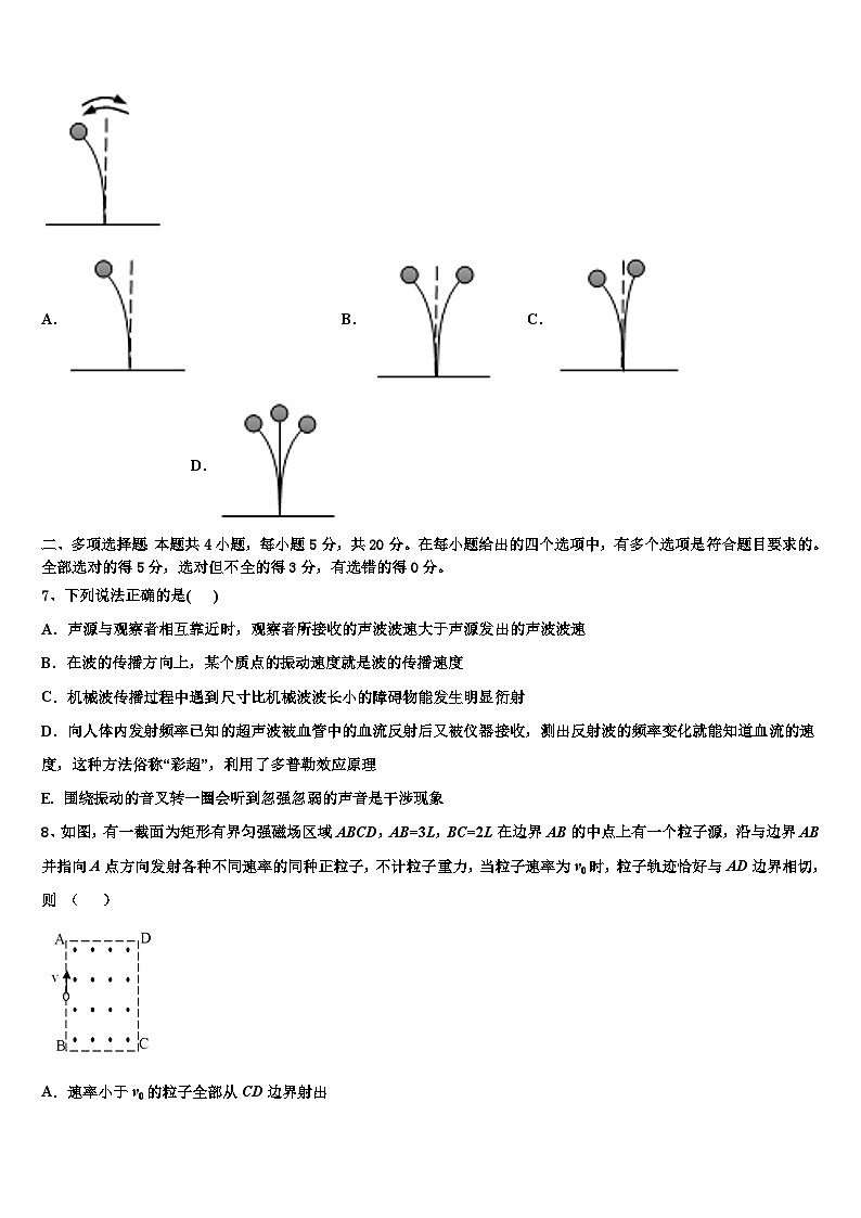 安徽省六校教育研究会2026届高三第一次调研测试物理试卷含解析第3页