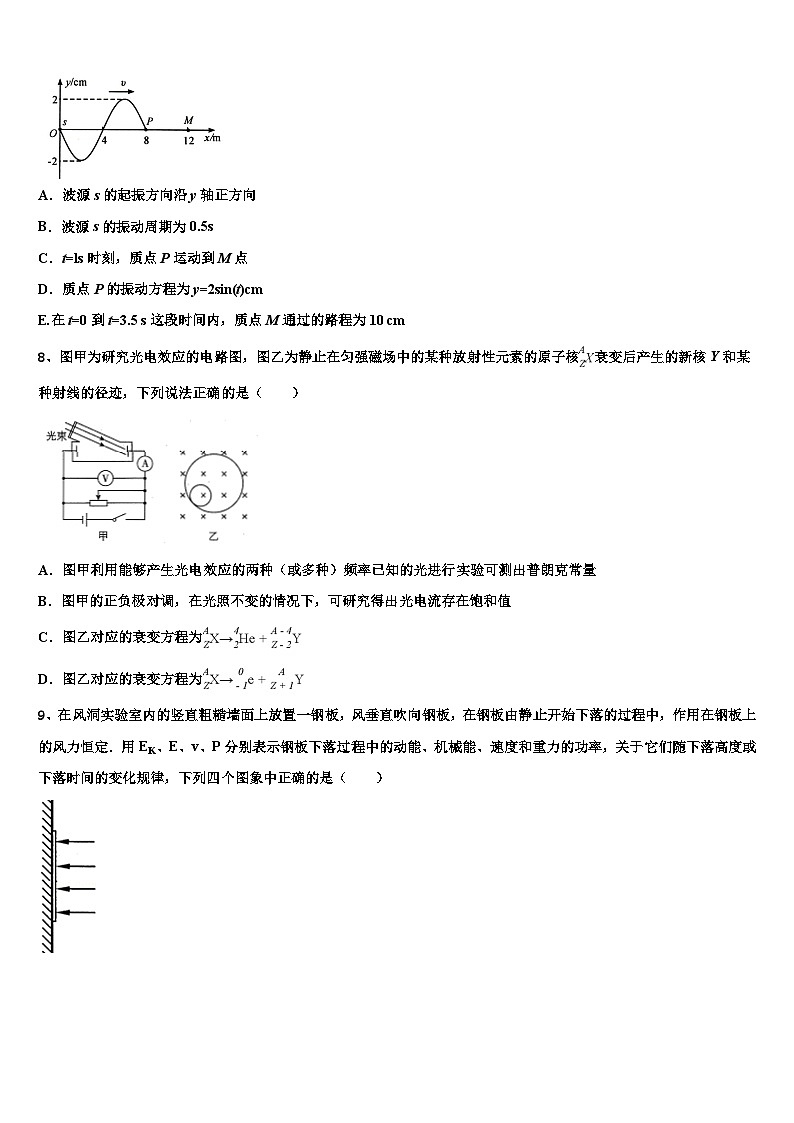 安徽省庐巢六校联盟2026届高三第六次模拟考试物理试卷含解析第3页