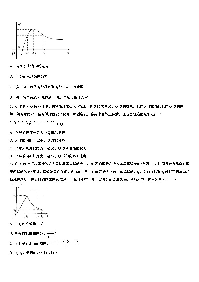 安徽省庐巢七校2026届高三下学期联考物理试题含解析第2页