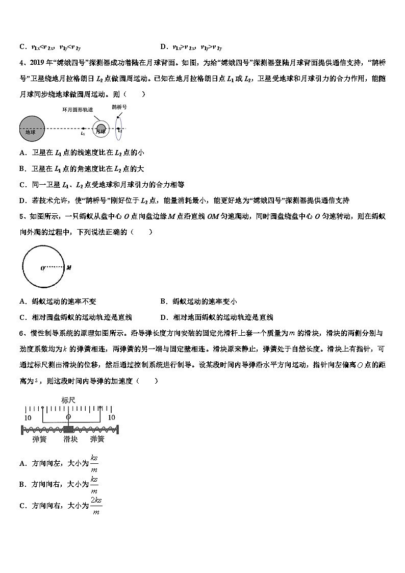 安徽省示范高中培优联盟2026届高三最后一模物理试题含解析第2页