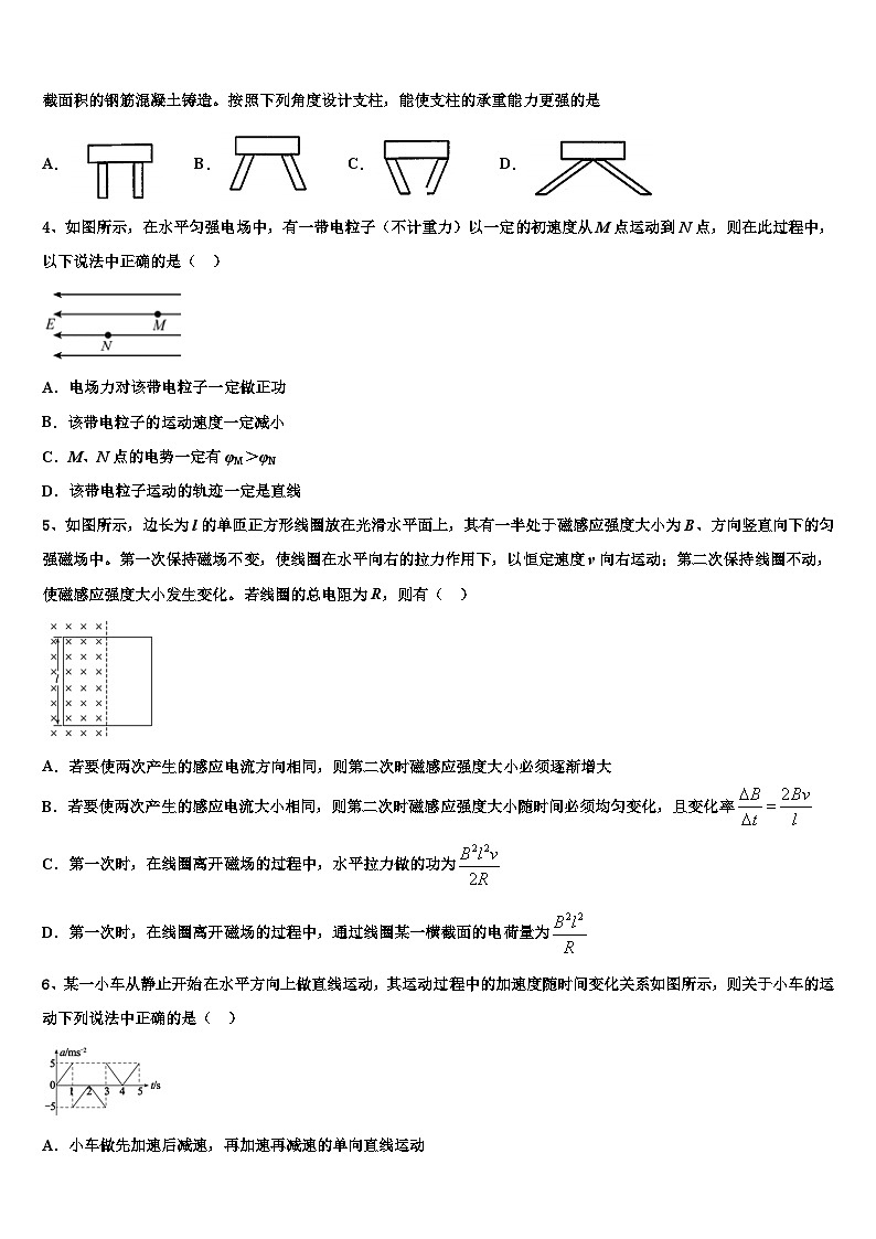 安徽省舒城中学2026届高三最后一模物理试题含解析第2页