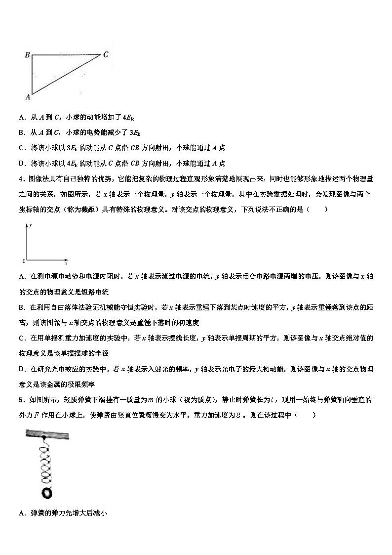 安徽省淮北师范大学附属实验中学2026届高三下第一次测试物理试题含解析第2页