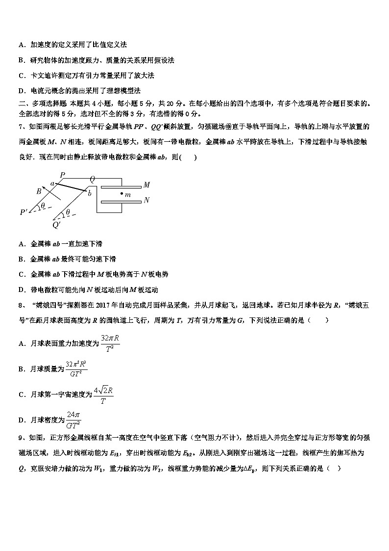安徽省合肥一中、安庆一中等六校2026届高三适应性调研考试物理试题含解析第2页