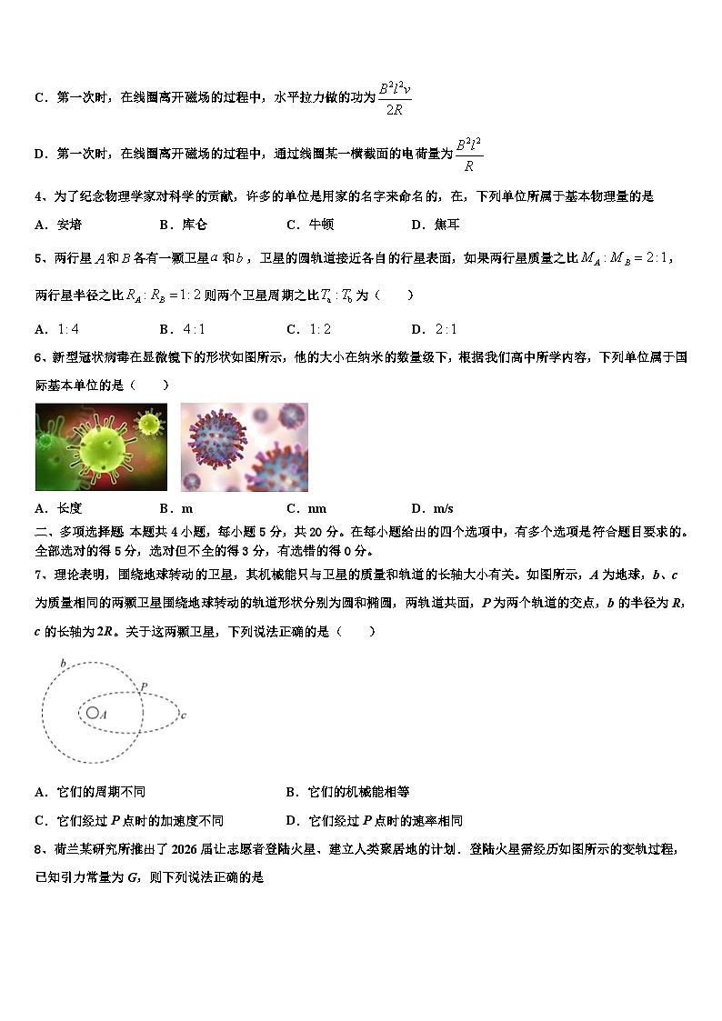 安徽省合肥市新城高升学校2026届高三第六次模拟考试物理试卷含解析第2页