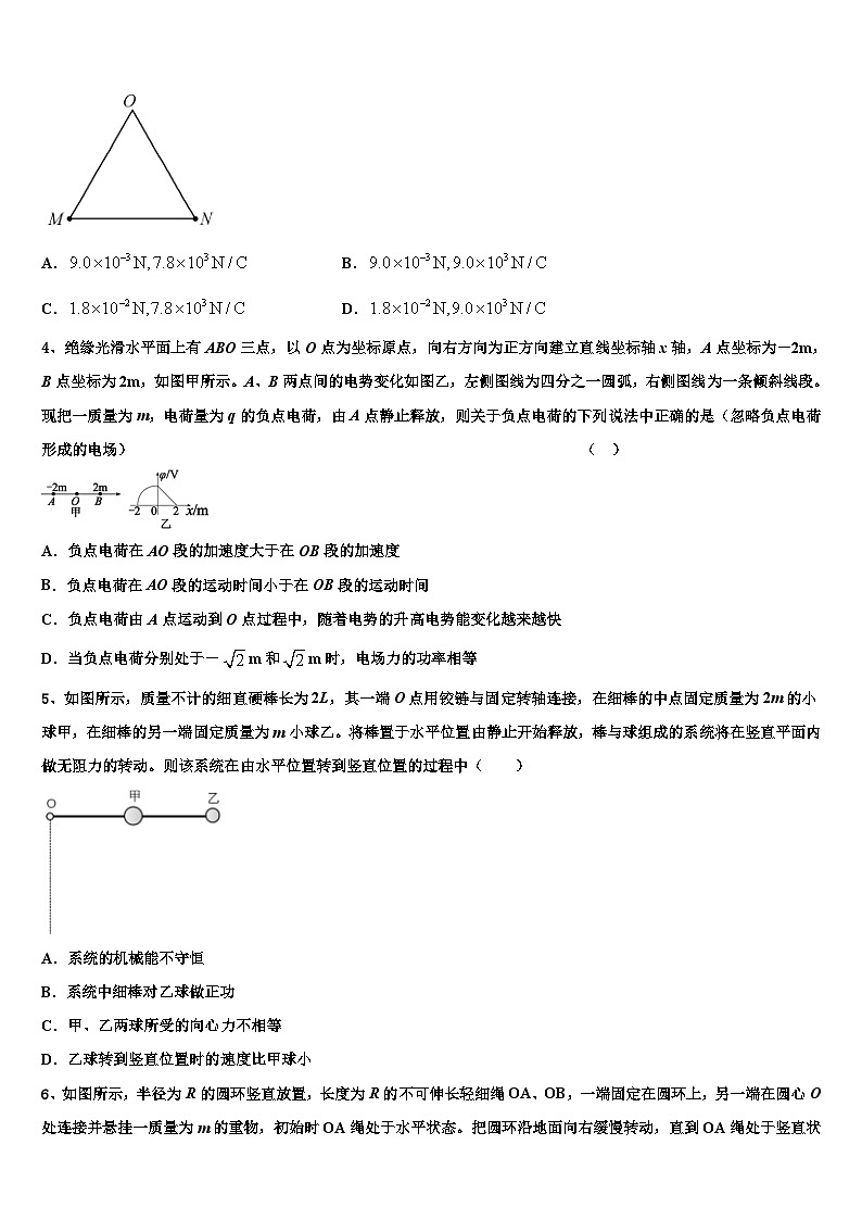 安徽省合肥市区属中学2026届高三下学期联考物理试题含解析第2页