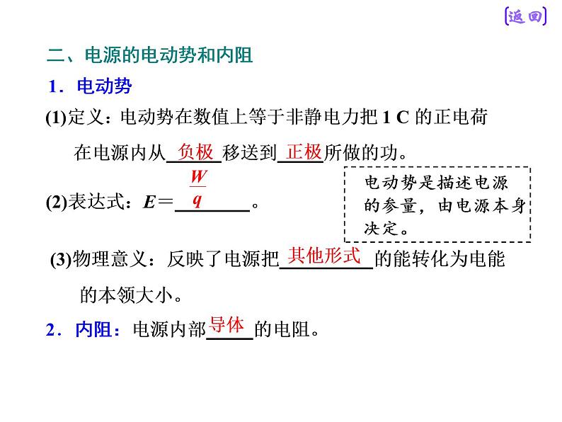 2020新课标版物理高考一轮复习课件 第八章 第2节 电源 闭合电路的欧姆定律第5页