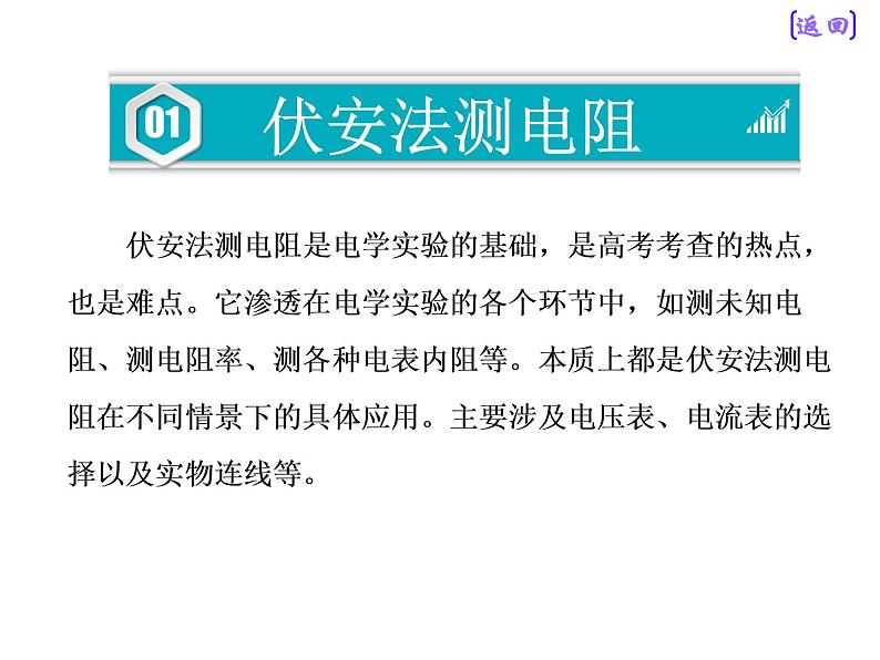 2021新课标版物理高考一轮复习课件 第八章 专题课 测量电阻常用的6种方法02