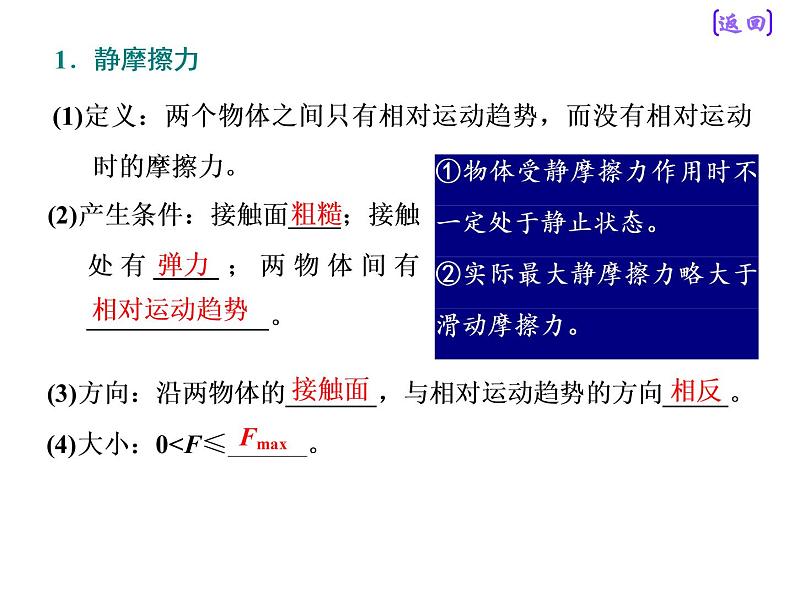 2021新课标版物理高考一轮复习课件 第二章 第2节　摩擦力04