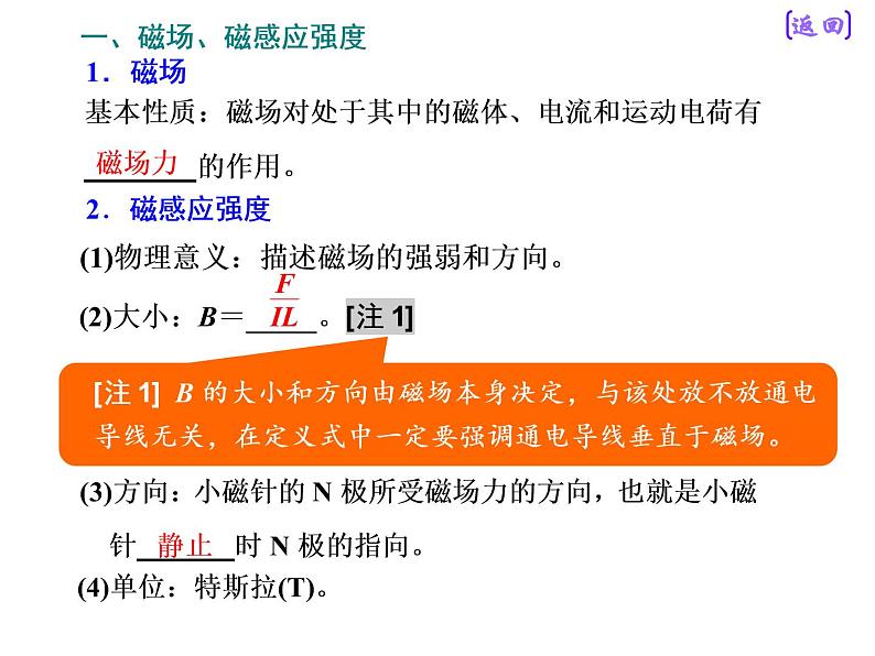 2021新课标版物理高考一轮复习课件 第九章 第1节 磁场的描述　磁场对电流的作用06