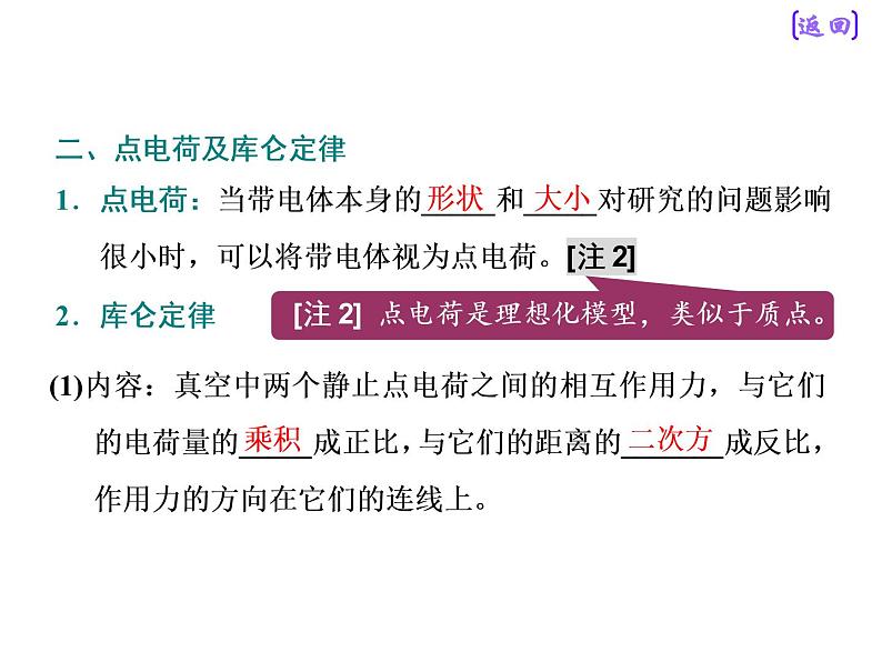 2021新课标版物理高考一轮复习课件 第七章 第1节　电场力的性质08