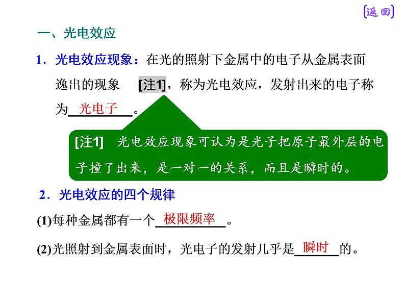 2021新课标版物理高考一轮复习课件 第十二章 第1节 光电效应　波粒二象性06