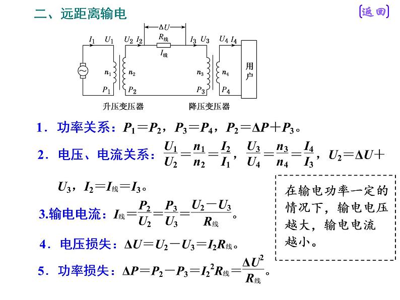 2021新课标版物理高考一轮复习课件 第十一章 第2节 理想变压器与远距离输电06