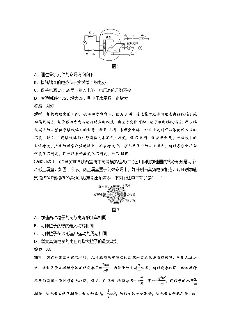 高考物理二轮专题复习讲义：专题五（第2课时）带电粒子在复合场中的运动03