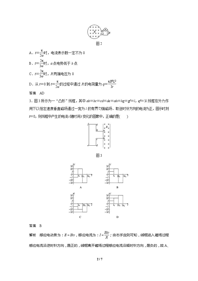 2020高三物理三轮冲刺练习：热点10 电磁感应02