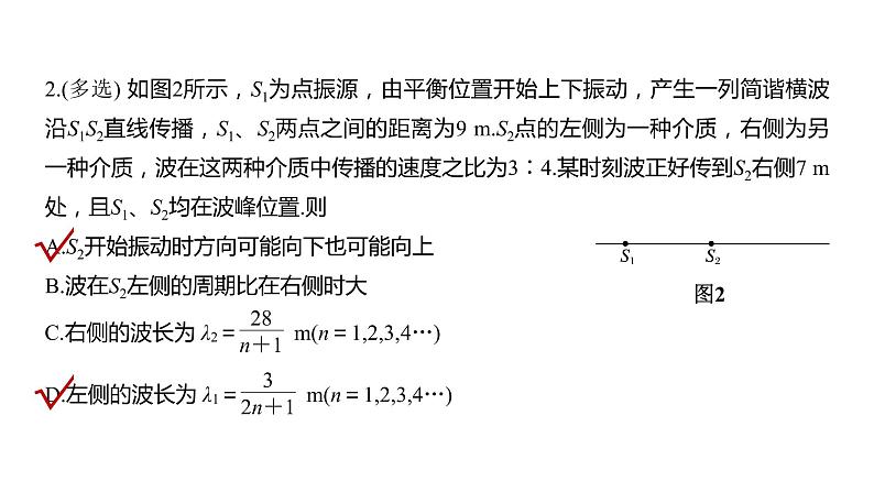 2020年高考物理二轮复习课件：第15课时 机械振动与机械波 光08