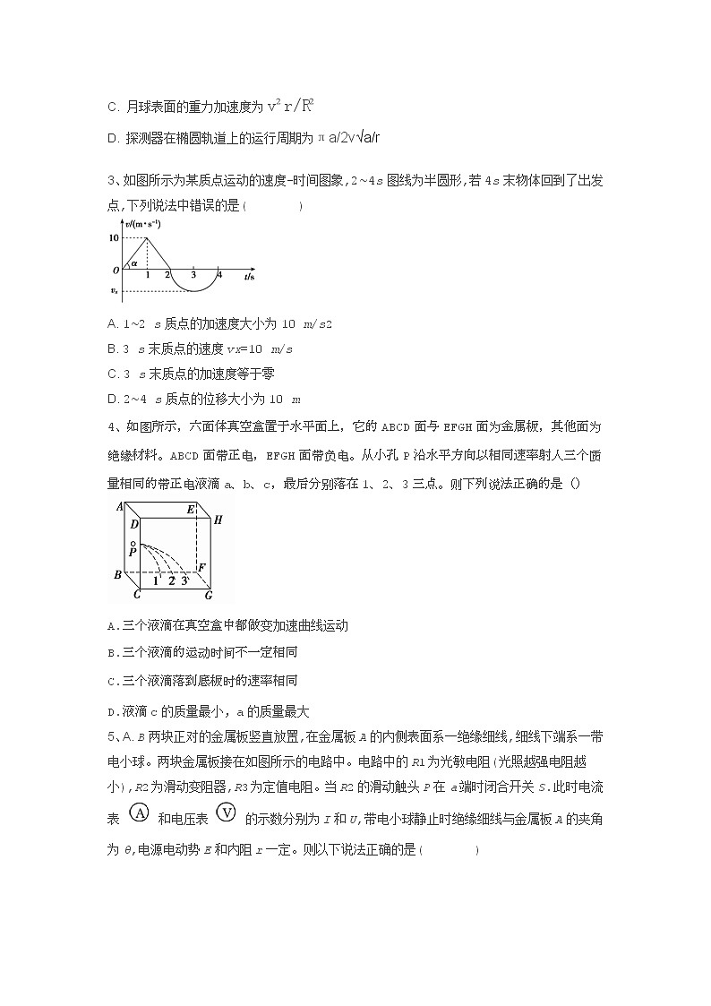 江南十校2018届新高三摸底联考卷（无答案）第2页