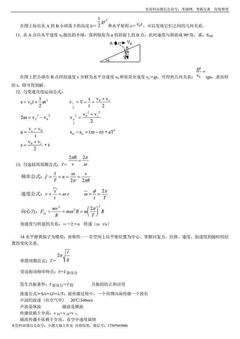 江苏高考物理备考笔记第3页