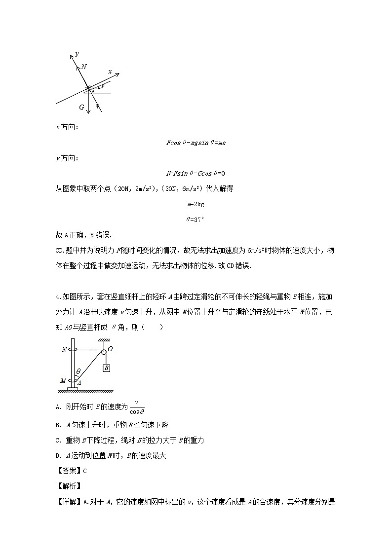 黑龙江省鹤岗市第一中学2020届高三10月月考物理试题03