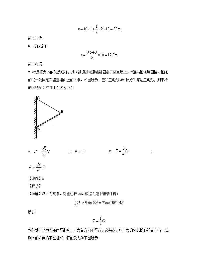 湖北省黄岗市浠水实验高中2020届高三上学期12月月考理综物理试题02