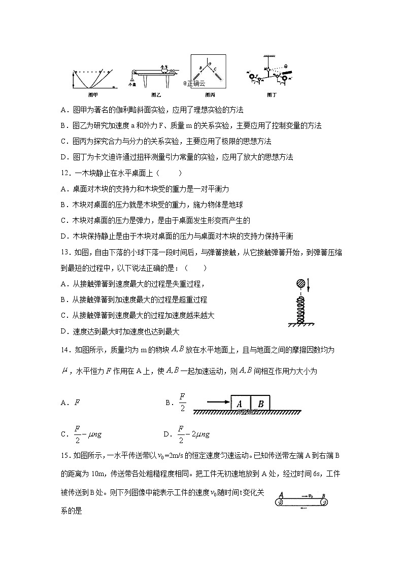 湖南省长沙市长沙县第六中学2020届高三上学期月考物理试卷03