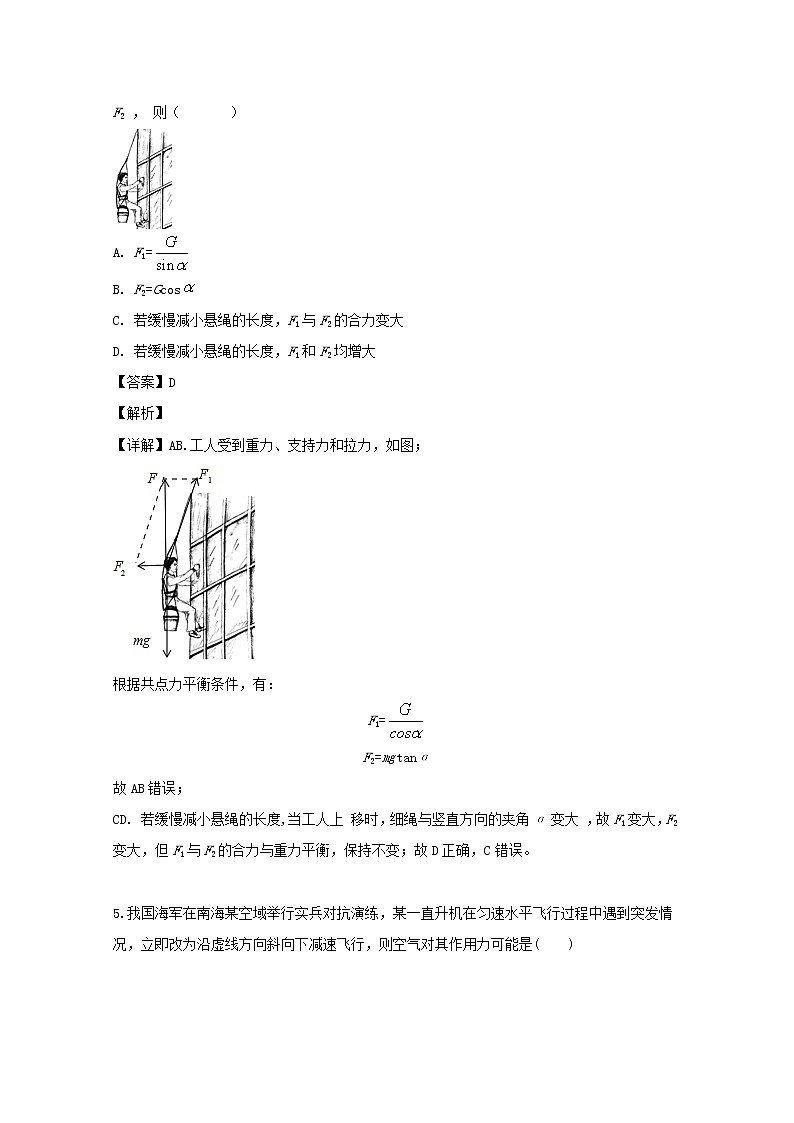 江苏省南京市溧水区第二中学2020届高三10月月考物理试题第3页