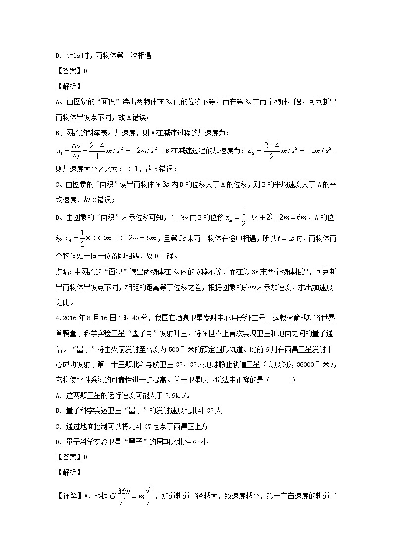 贵州省贵阳市开阳县第一中学2020届高三上学期月考理综物理试题第3页
