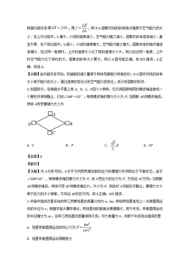 四川省仁和思源实验中学2020届高三上学期11月月考物理试题第2页