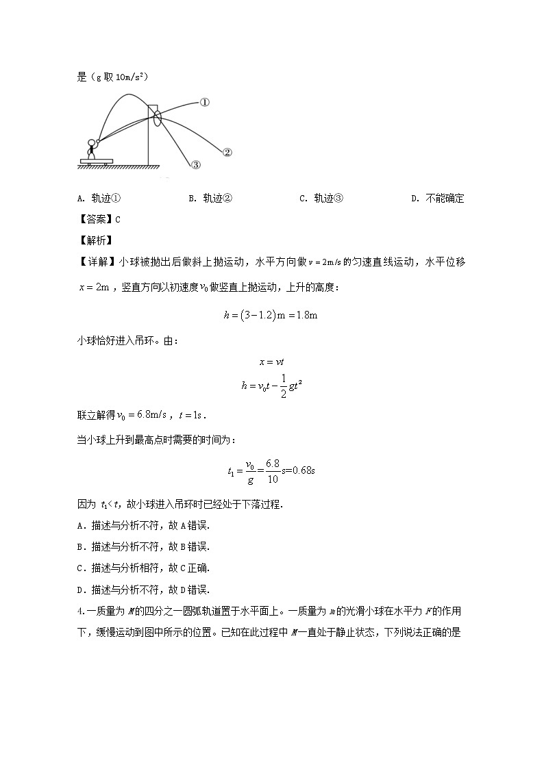 重庆市巴蜀中学2020届高三上学期适应性月考物理试题（三）03