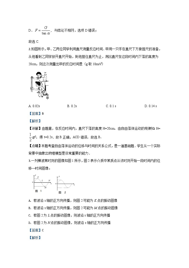 北京市西城区2020届高三上学期期末考试物理试题02