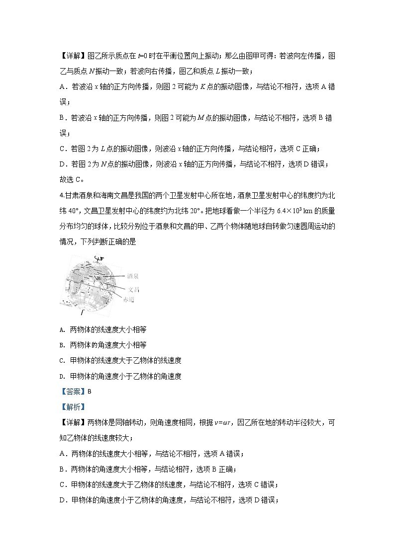北京市西城区2020届高三上学期期末考试物理试题03