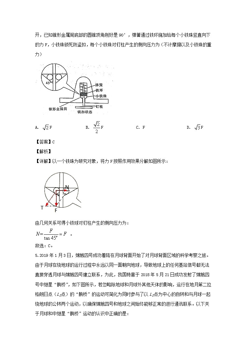 浙江省嘉兴市第一中学2020届高三上学期期中考试物理试题03