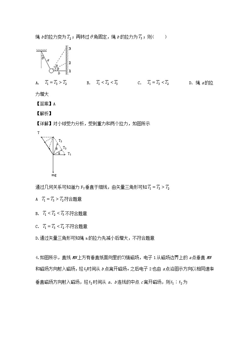 黑龙江省大庆市实验中学2020届高三上学期开学考试物理试题第3页