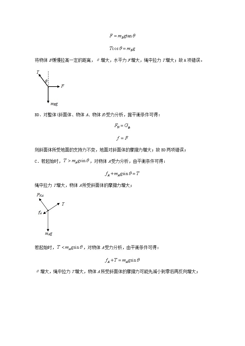 湖南省茶陵县第三中学2020届高三第三次月考物理试题第2页