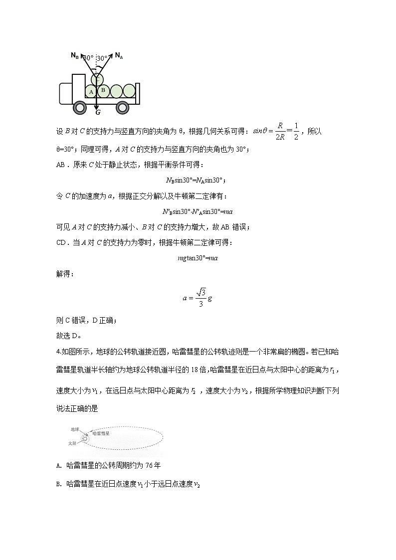 天津市滨海七所重点学校2020届高三毕业班联考物理试题03