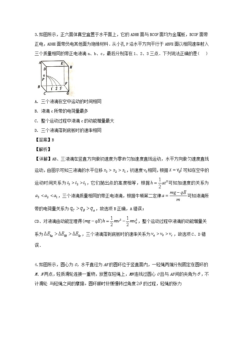 湖南省五市十校2020届高三上学期联考物理试题02