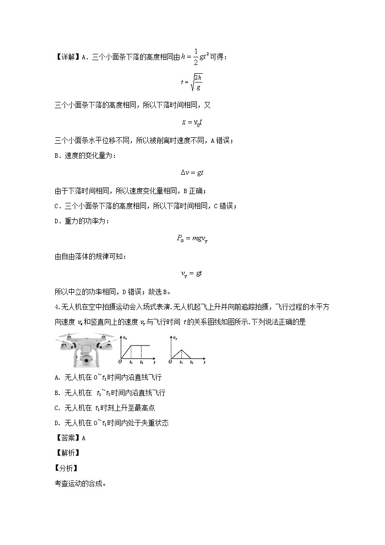 江苏省百校联考2020届高三上学期第三次考试物理试题03