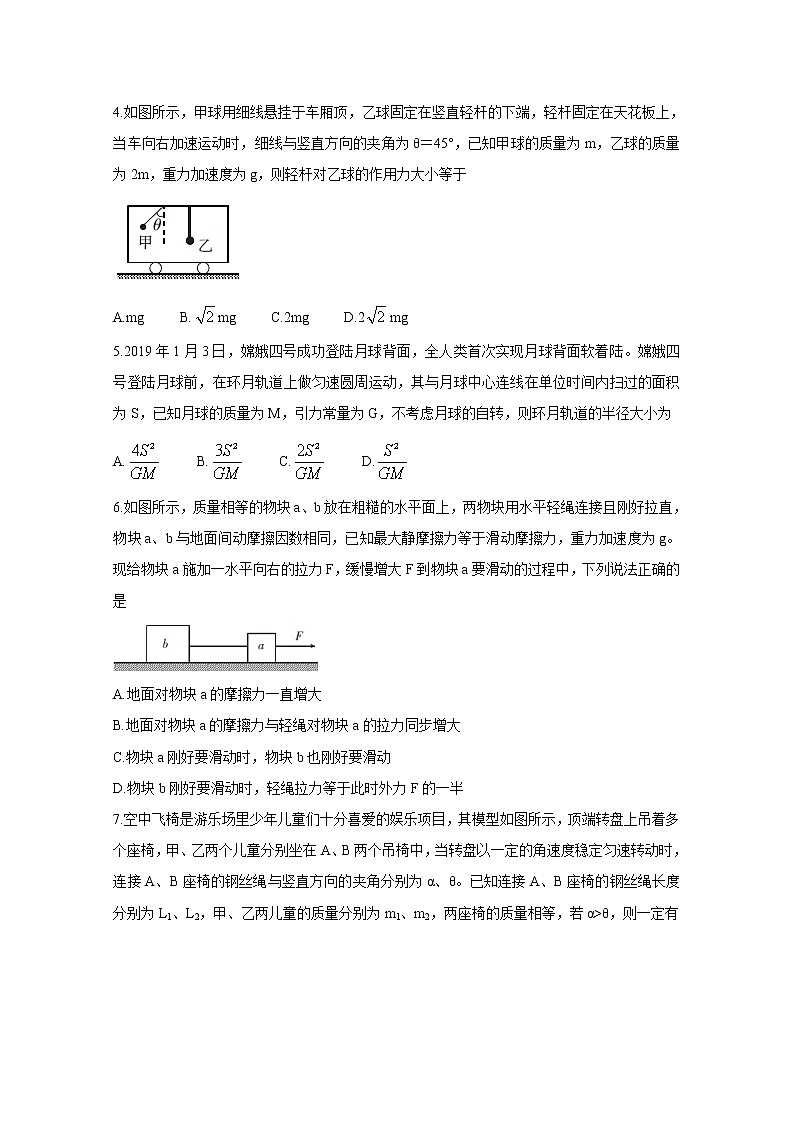 百校联考2020年高考考前冲刺必刷卷（三） 物理02